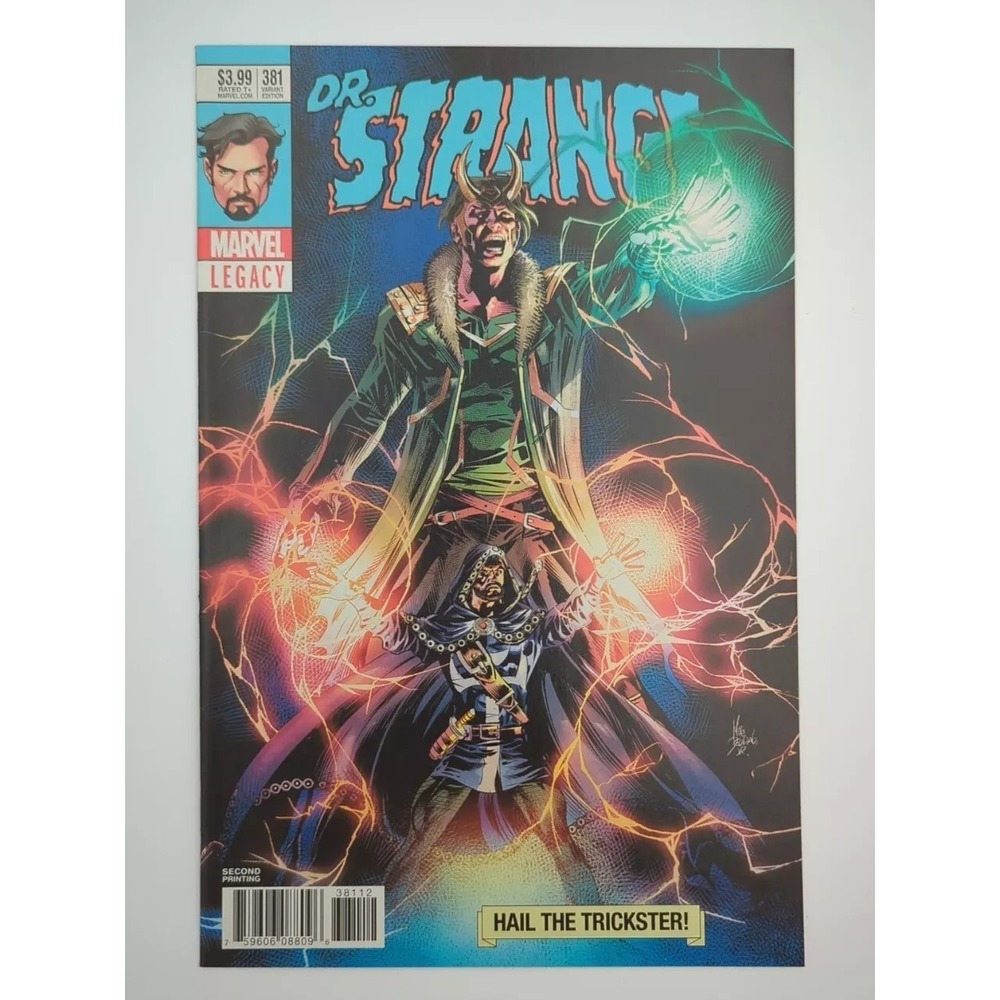 Marvel Doctor Strange #381 2nd Print Variant 2018‎ 1st Bats the Dog NM Range
